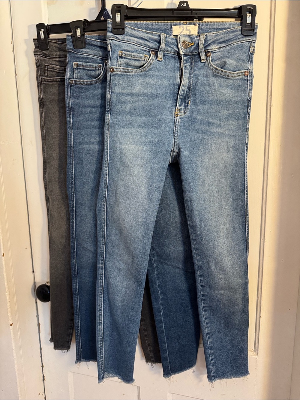 Free People Raw Hem Jegging light blue wash size 24